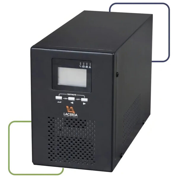 Nobreak Lacerda 3000va Senoidal Proteus 8 Tomadas Preto