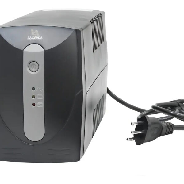 Nobreak Lacerda New Orion 600va Preto Monovolt 3 Tomadas Preto